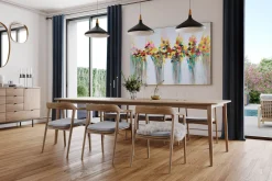 XXL Öl Gemälde 'Blumenallerlei' | Handgemaltes Unikat