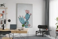 XXL Öl Gemälde 'Blumen der Wüste' | Handgemaltes Unikat