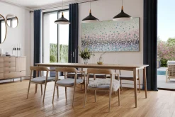 XXL Öl Gemälde 'Blumenregen in Pastell' | Handgemaltes Unikat