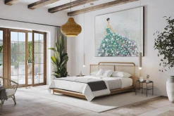 XXL Öl Gemälde 'Blumentänzerin' | Handgemaltes Unikat