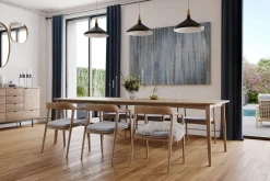 XXL Öl Gemälde 'Blurred Trees' | Handgemaltes Unikat