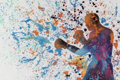 XXL Öl Gemälde 'Boxing the Colours' | Handgemaltes Unikat