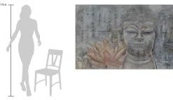 XXL Öl Gemälde 'Buddha's Traum' | Handgemaltes Unikat