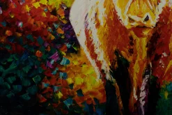 XXL Öl Gemälde 'Buffalo Beauty' | Handgemaltes Unikat