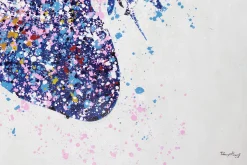 XXL Öl Gemälde 'Buntes Herz' | Handgemaltes Unikat