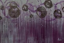 XXL Öl Gemälde 'Bursting Bubbles' | Handgemaltes Unikat