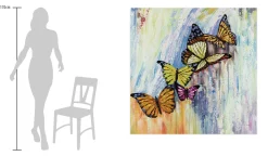 XXL Öl Gemälde 'Butterfly Effect' | Handgemaltes Unikat