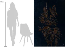 XXL Öl Gemälde 'Butterfly Finery' | Handgemaltes Unikat