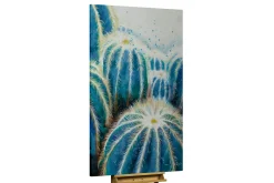 XXL Öl Gemälde 'Cacti Love' | Handgemaltes Unikat