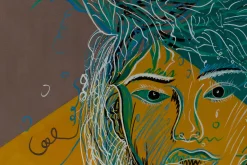 XXL Öl Gemälde 'Calligraphic Grace ' | Handgemaltes Unikat