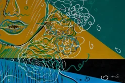 XXL Öl Gemälde 'Calligraphic Grace ' | Handgemaltes Unikat
