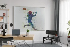 XXL Öl Gemälde 'Catching the Ball' | Handgemaltes Unikat
