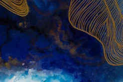 XXL Öl Gemälde 'Celestial Ray' | Handgemaltes Unikat