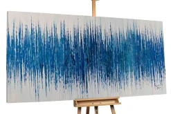 XXL Öl Gemälde 'Cerulean Sounds' | Handgemaltes Unikat