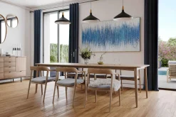 XXL Öl Gemälde 'Cerulean Sounds' | Handgemaltes Unikat