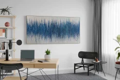 XXL Öl Gemälde 'Cerulean Sounds' | Handgemaltes Unikat