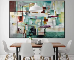 XXL Öl Gemälde 'Chaotisches Spiel' | Handgemaltes Unikat