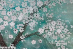 XXL Öl Gemälde 'Ciel japonais' | Handgemaltes Unikat