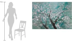 XXL Öl Gemälde 'Ciel japonais' | Handgemaltes Unikat
