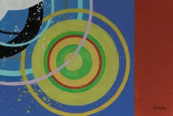 XXL Öl Gemälde 'Circle Composition' | Handgemaltes Unikat