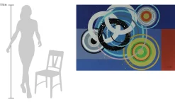 XXL Öl Gemälde 'Circle Composition' | Handgemaltes Unikat