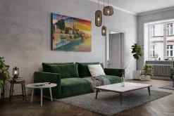 XXL Öl Gemälde 'City Glow' | Handgemaltes Unikat
