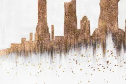 XXL Öl Gemälde 'City of my Dreams' | Handgemaltes Unikat