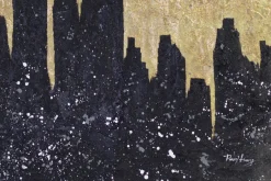 XXL Öl Gemälde 'City of Mysteries' | Handgemaltes Unikat