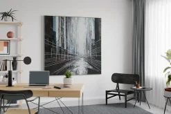 XXL Öl Gemälde 'City's Network' | Handgemaltes Unikat
