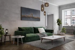 XXL Öl Gemälde 'City Starlight' | Handgemaltes Unikat