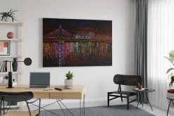 XXL Öl Gemälde 'City Symphony' | Handgemaltes Unikat