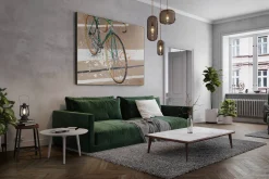 XXL Öl Gemälde 'Classy Bike' | Handgemaltes Unikat