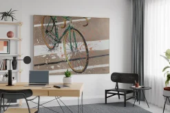 XXL Öl Gemälde 'Classy Bike' | Handgemaltes Unikat