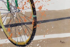 XXL Öl Gemälde 'Classy Bike' | Handgemaltes Unikat