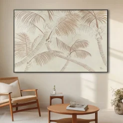 XXL Öl Gemälde 'Coconut Palms' | Handgemaltes Unikat