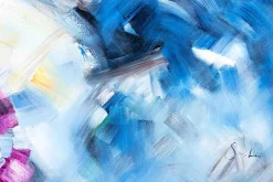 XXL Öl Gemälde 'Colorful Blur' | Handgemaltes Unikat