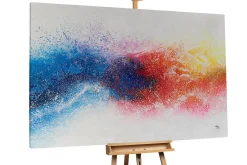 XXL Öl Gemälde 'Colorful Creation' | Handgemaltes Unikat