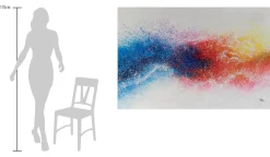 XXL Öl Gemälde 'Colorful Creation' | Handgemaltes Unikat