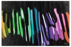 XXL Öl Gemälde 'Colorful Darkness' | Handgemaltes Unikat