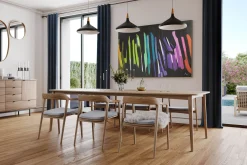 XXL Öl Gemälde 'Colorful Darkness' | Handgemaltes Unikat