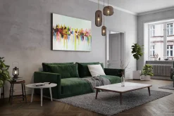 XXL Öl Gemälde 'Colorful Path' | Handgemaltes Unikat