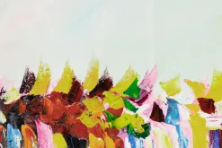 XXL Öl Gemälde 'Colorful Path' | Handgemaltes Unikat