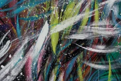 XXL Öl Gemälde 'Colorful Waltz' | Handgemaltes Unikat