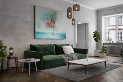 XXL Öl Gemälde 'Colors of Heron' | Handgemaltes Unikat