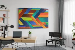 XXL Öl Gemälde 'Colour and Shape' | Handgemaltes Unikat