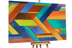 XXL Öl Gemälde 'Colour and Shape' | Handgemaltes Unikat