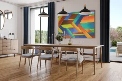 XXL Öl Gemälde 'Colour and Shape' | Handgemaltes Unikat
