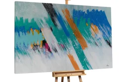 XXL Öl Gemälde 'Colour Flash' | Handgemaltes Unikat
