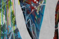 XXL Öl Gemälde 'Colourful Audrey' | Handgemaltes Unikat