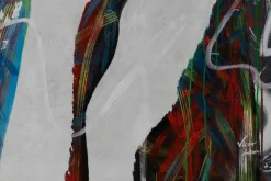 XXL Öl Gemälde 'Colourful Audrey' | Handgemaltes Unikat